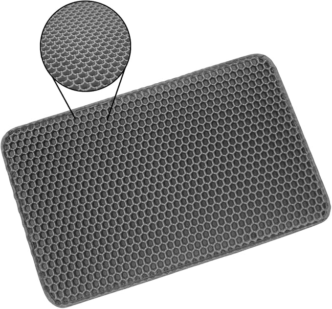 Tapete Higienico Para Gato Coletor De Areia 30x45cm Cor:Preto