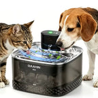 Fonte de Água Sem Fio BAAKIN WF310 com Sensor de Movimento 2L para Gatos/Cães Ideal para Lares com Vários Animais de Estimação.