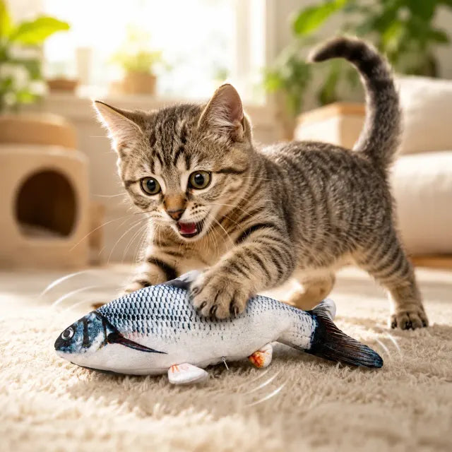 Peixe Interativo Elétrico: O Brinquedo que Combate o Tédio